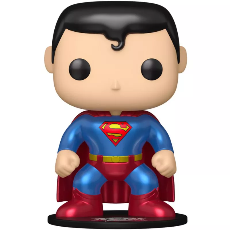 Funko Pop! Superman #07 Metallic Heroes Vinyl Figure
